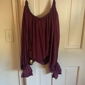 Impeccable pig off the shoulder top